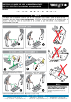 Instrucciones de uso y maintenimiento uso del bastón FL7 para quitar y poner paneles FM