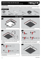 Instrucciones de Reparación – Sustitución de la junta del marco de las tapas cuadradas